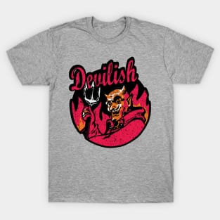 Vintage Devilish Devil Halloween Retro Firecracker T-Shirt